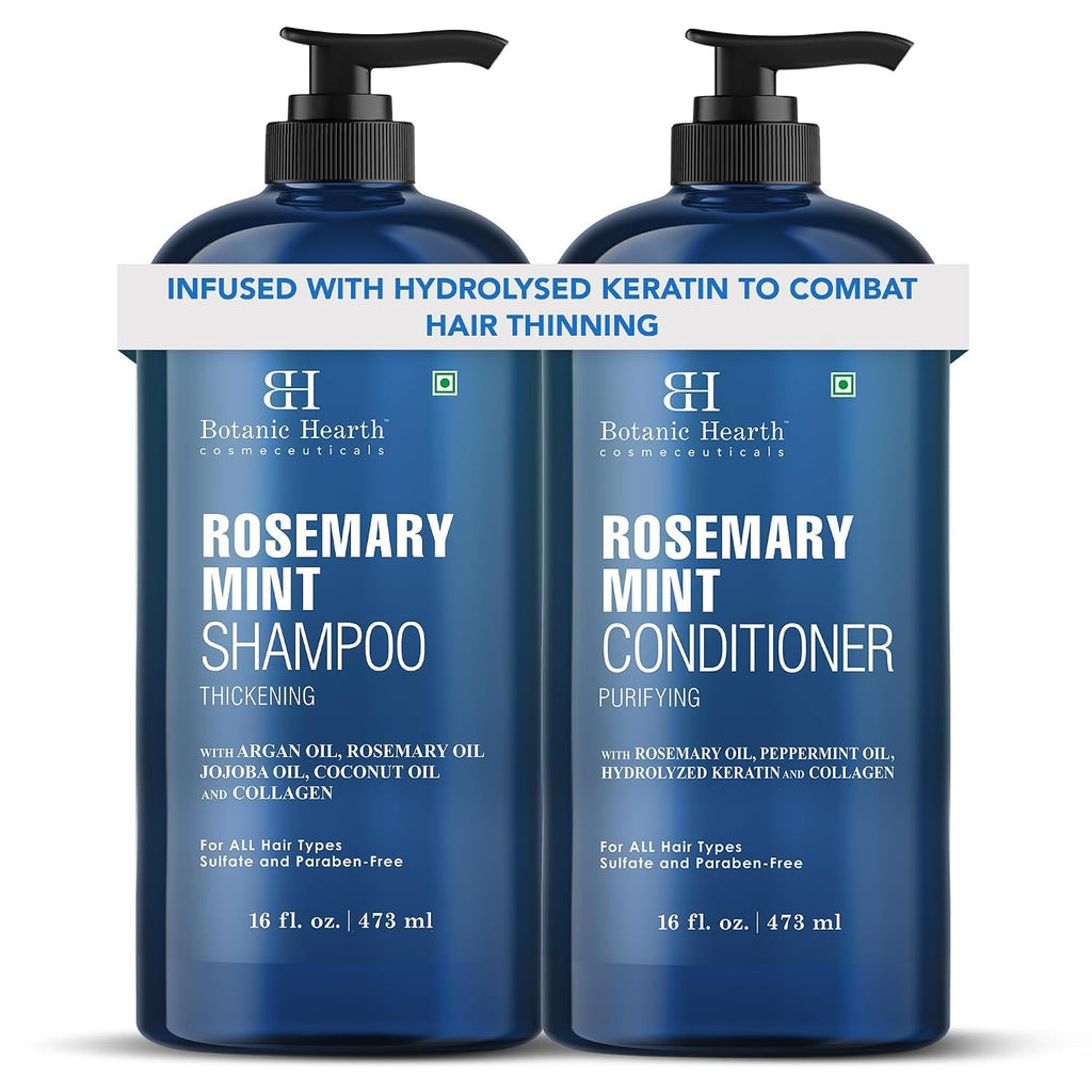 Rosemary Mint Shampoo and Conditioner Set 16 fl oz C5375