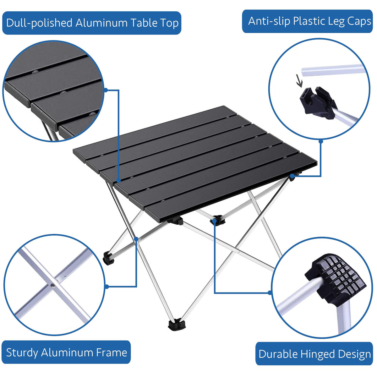 Portable Aluminum Camping Table H132