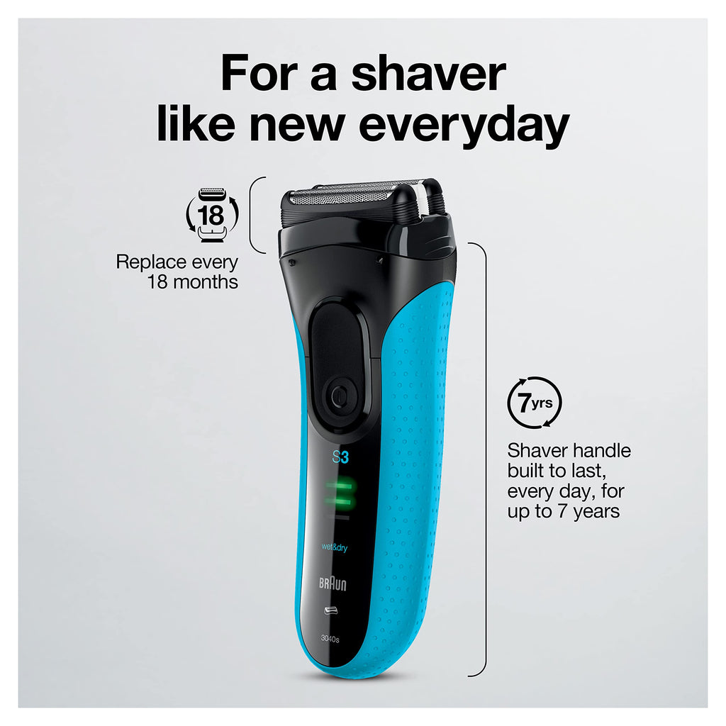 Electric Series 3 Wet & Dry Foil Shaver with Precision Trimmer D360879