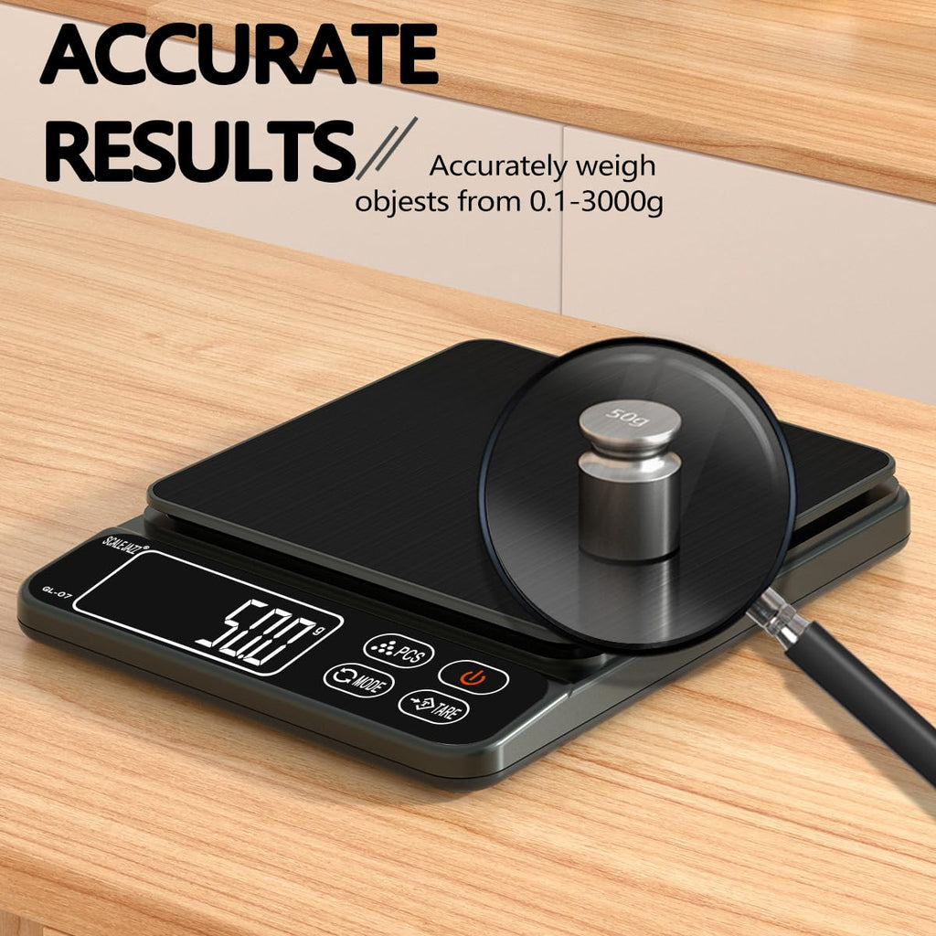 Digital Food Scale 6.6lb Grams Ounces LCD Display S589