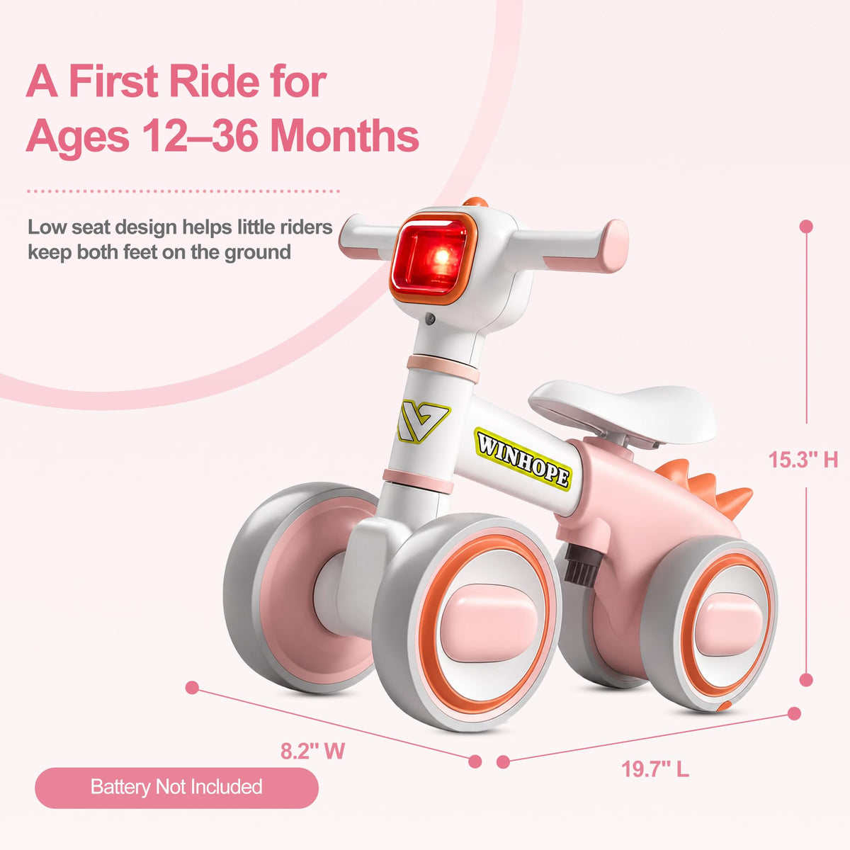 Dinosaur Baby Balance Bike F1123