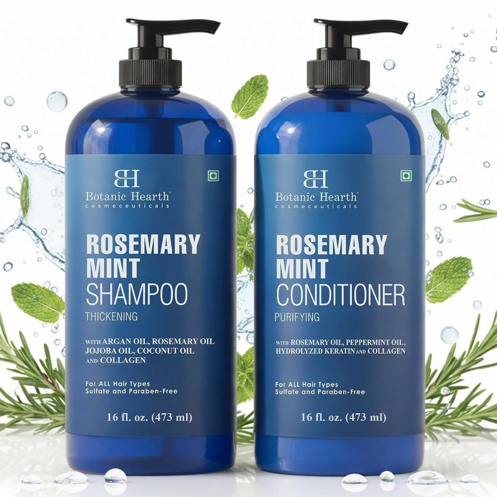 Rosemary Mint Shampoo and Conditioner Set 16 fl oz C5375
