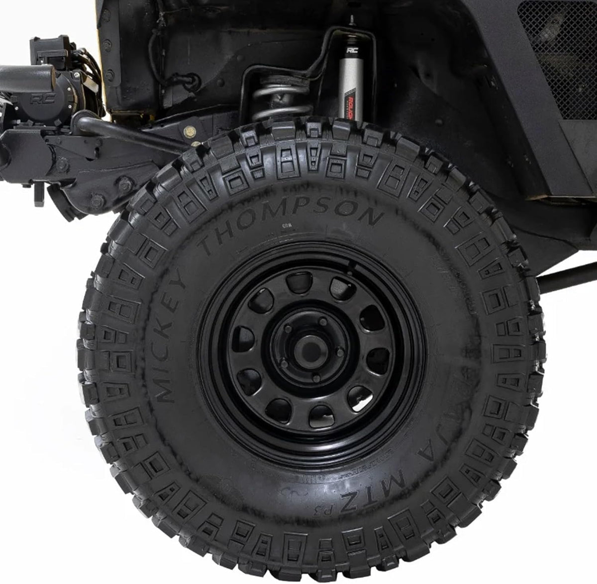 Black Steel 16x8 5x5 Bolt Pattern Wheel N3813