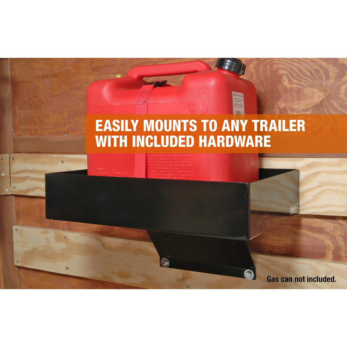 Carbon Steel Gas Container Rack with Nylon Strap, Black N683