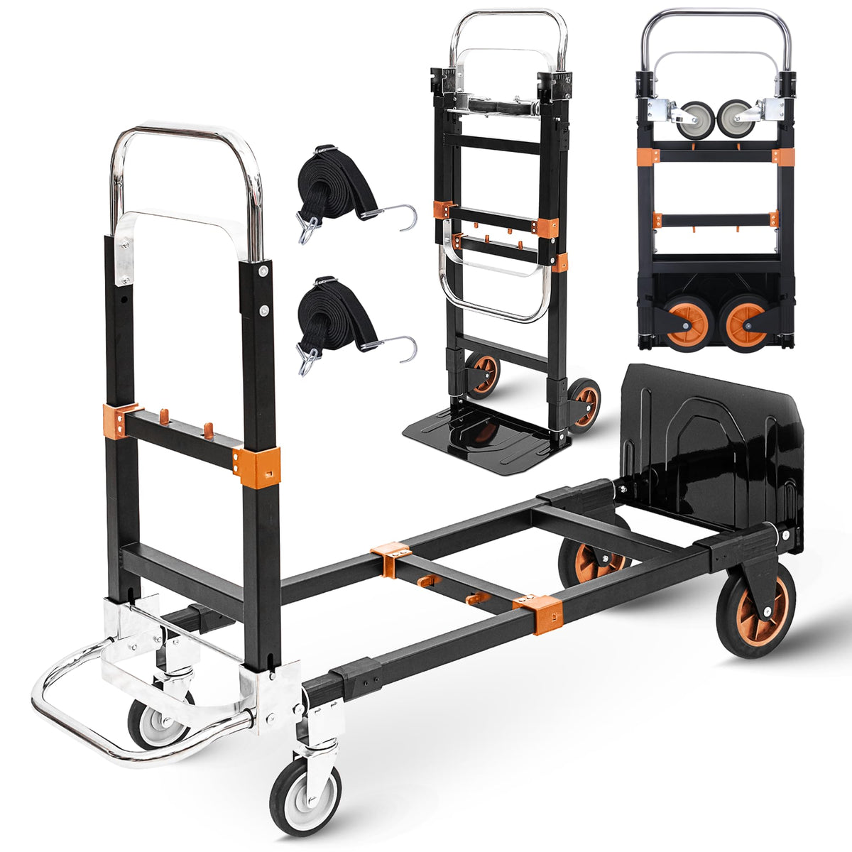 3 in 1 Folding Hand Truck 500lbs Capacity R612