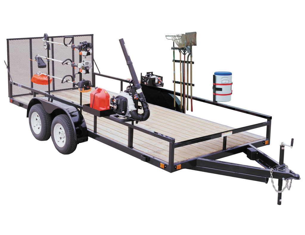 Carbon Steel Gas Container Rack with Nylon Strap, Black N683