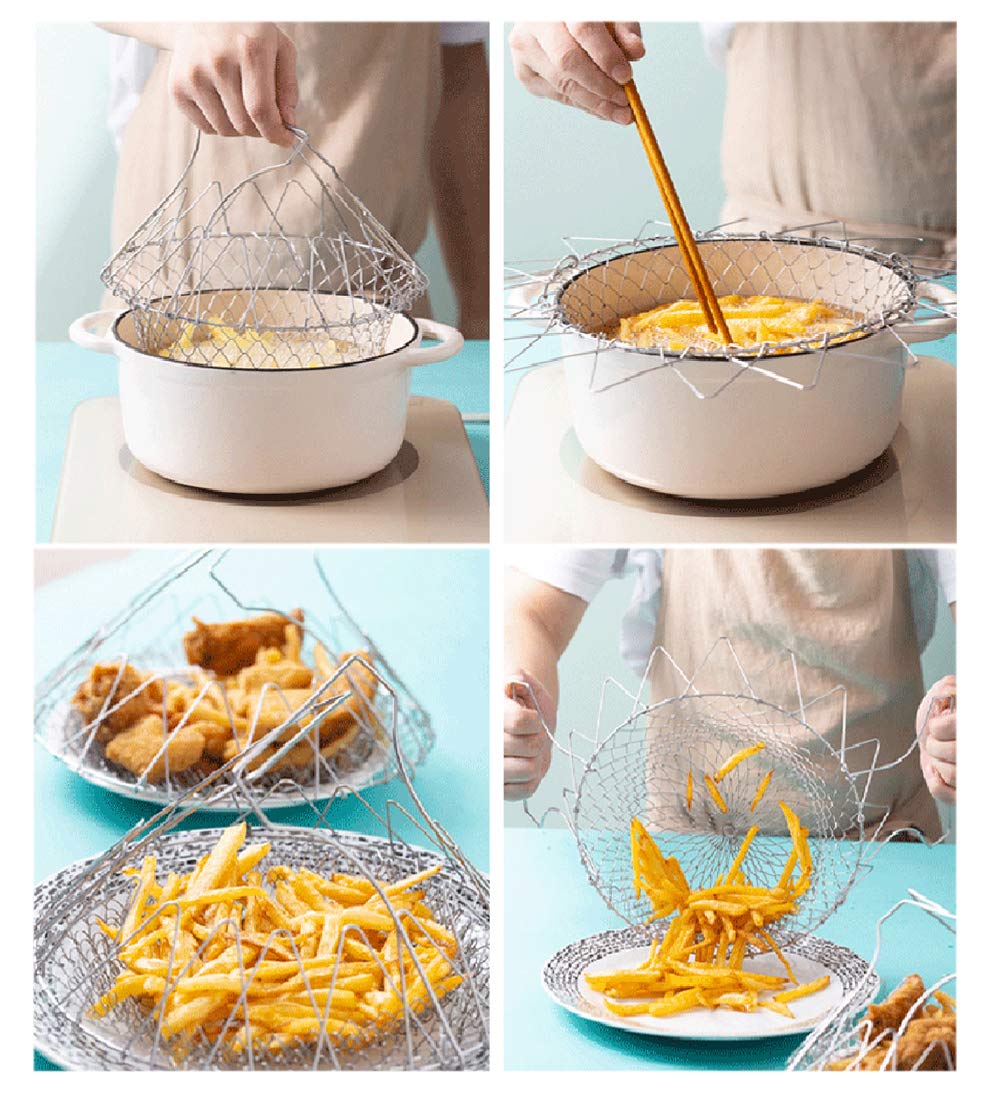 304 Stainless Steel Deep Fry Basket D502