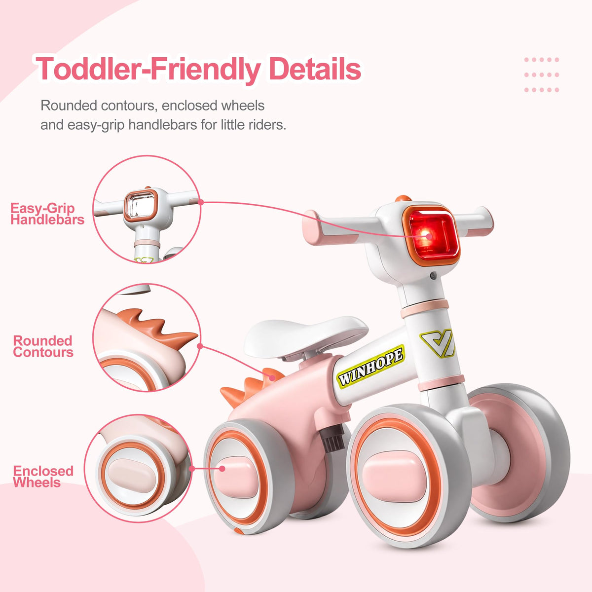 Dinosaur Baby Balance Bike F1123