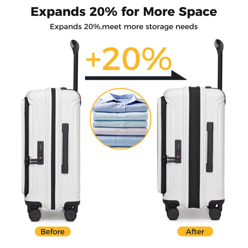 20-Inch Hardside Carry On Luggage K701