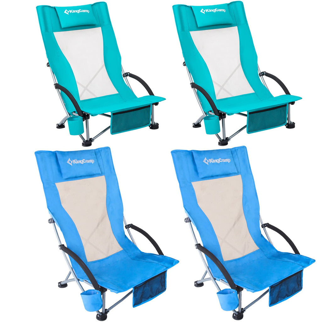 High Back Folding Beach Chair 2 Packs F470108