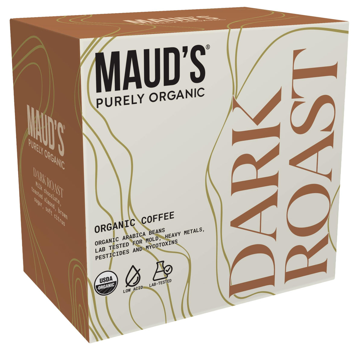 Organic Low Acid Dark Roast Coffee Pods 16ct A142