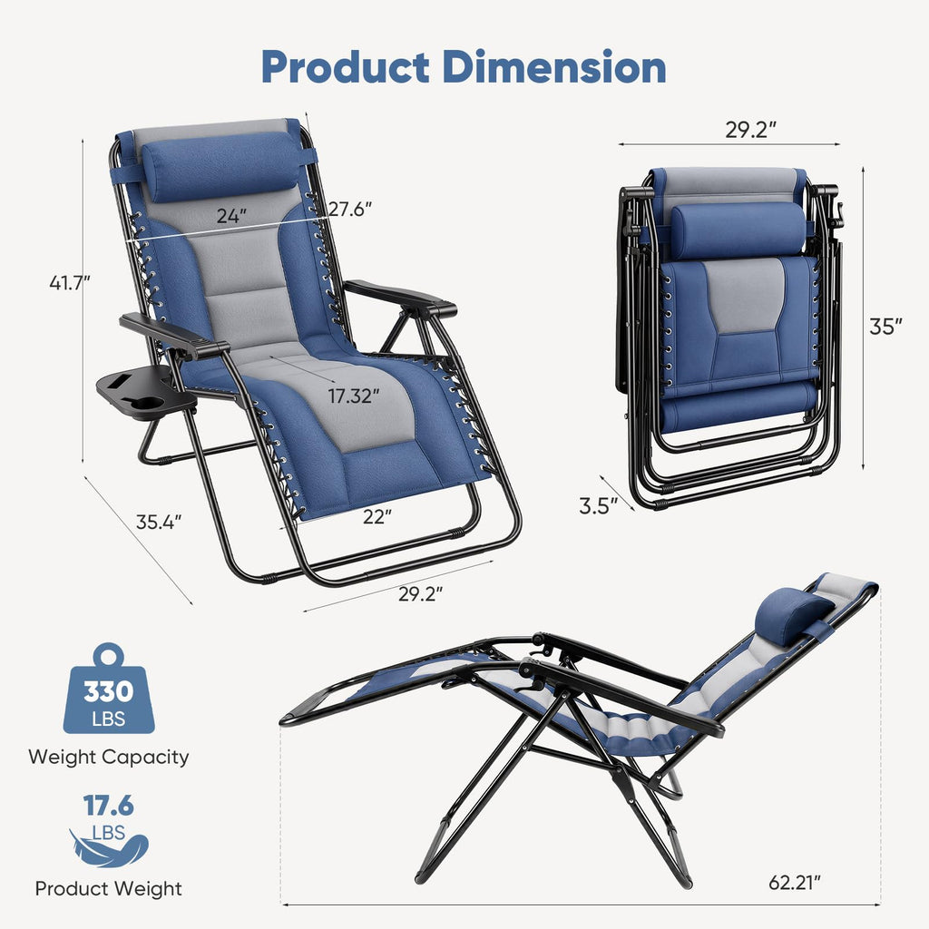 Zero Gravity Chairs Set of 2 H9941