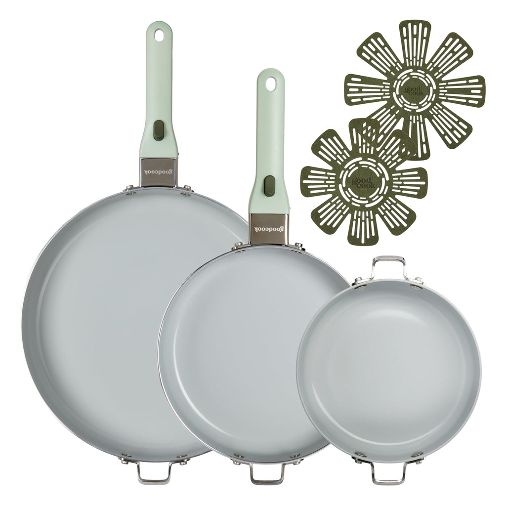 7 Piece Ceramic Nonstick Cookware Set R978
