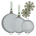 7 Piece Ceramic Nonstick Cookware Set R978