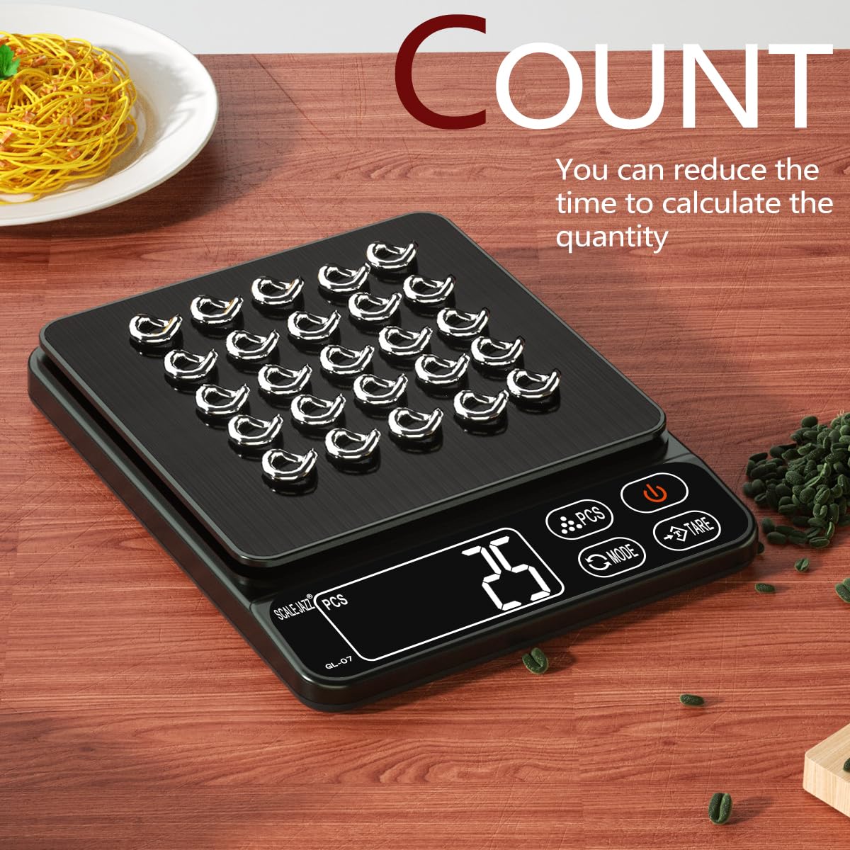 Digital Food Scale 6.6lb Grams Ounces LCD Display S589