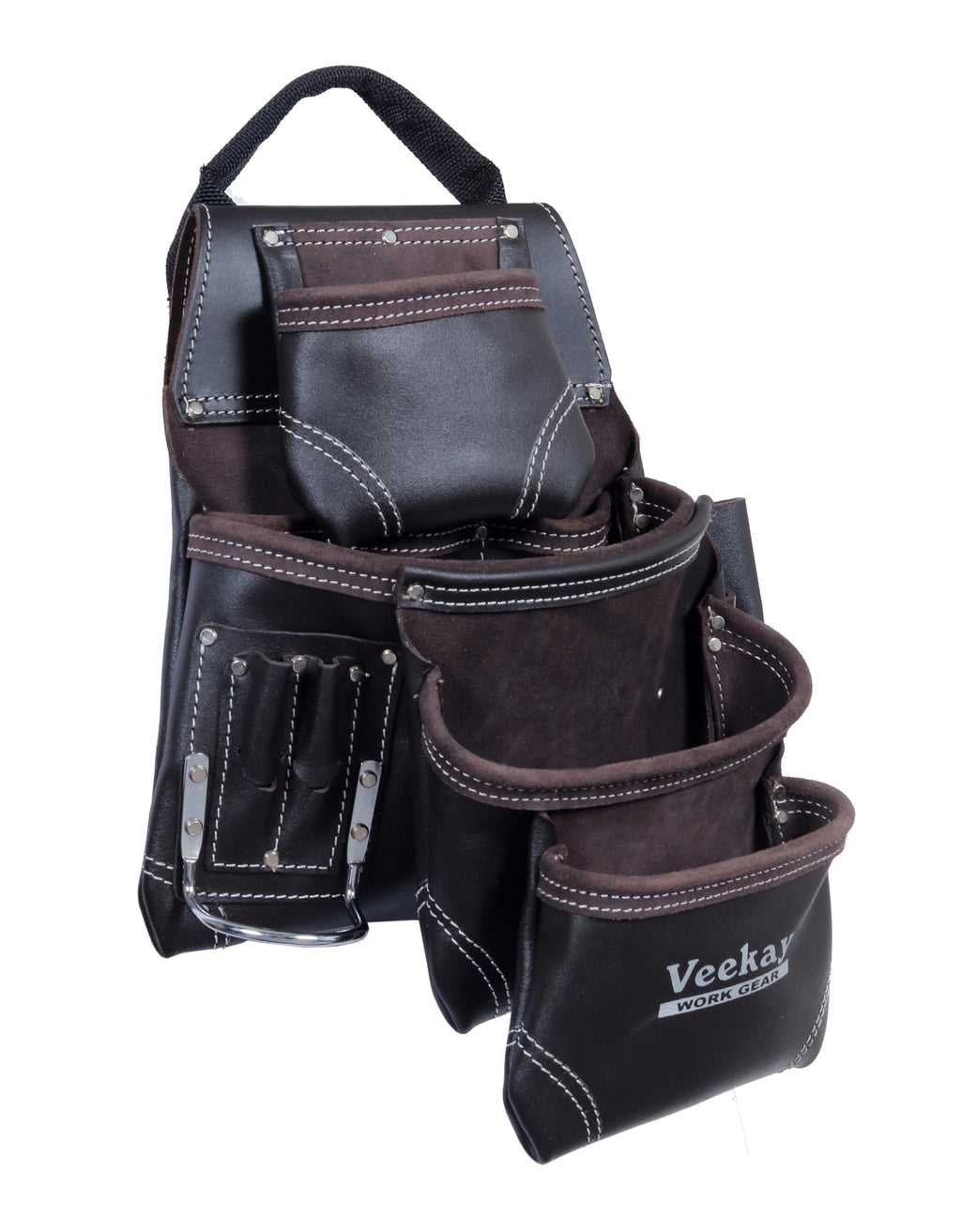 Brown Leather 22-Pocket Tool Belt V99238