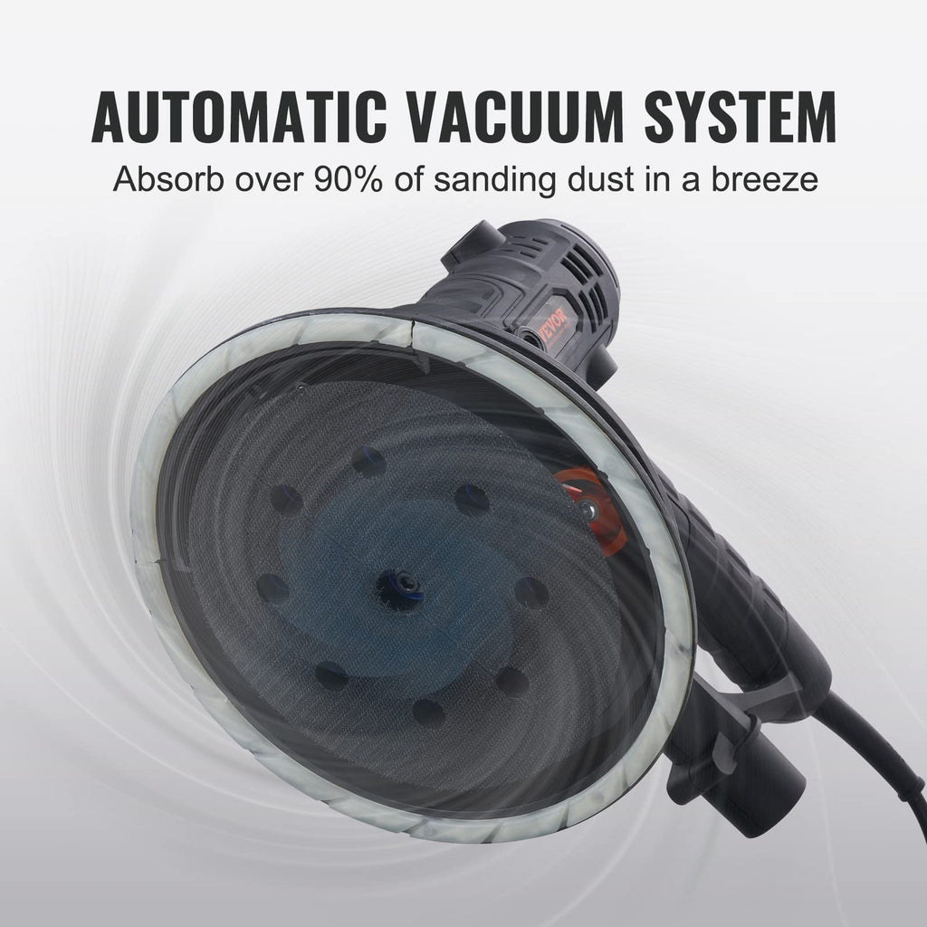 800W Electric Drywall Sander with 12 Sanding Discs I41226