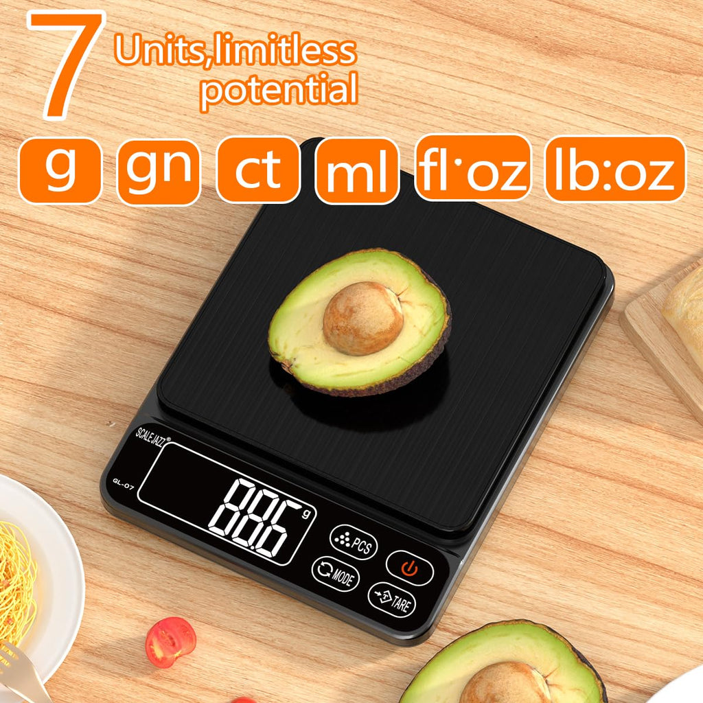 Digital Food Scale 6.6lb Grams Ounces LCD Display S589