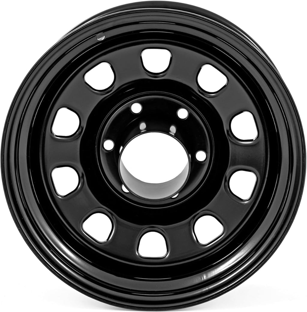 Black Steel 16x8 5x5 Bolt Pattern Wheel N3813