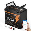 12V 100Ah Mini LiFePO4 Lithium Battery with Bluetooth, Smart BMS E5861