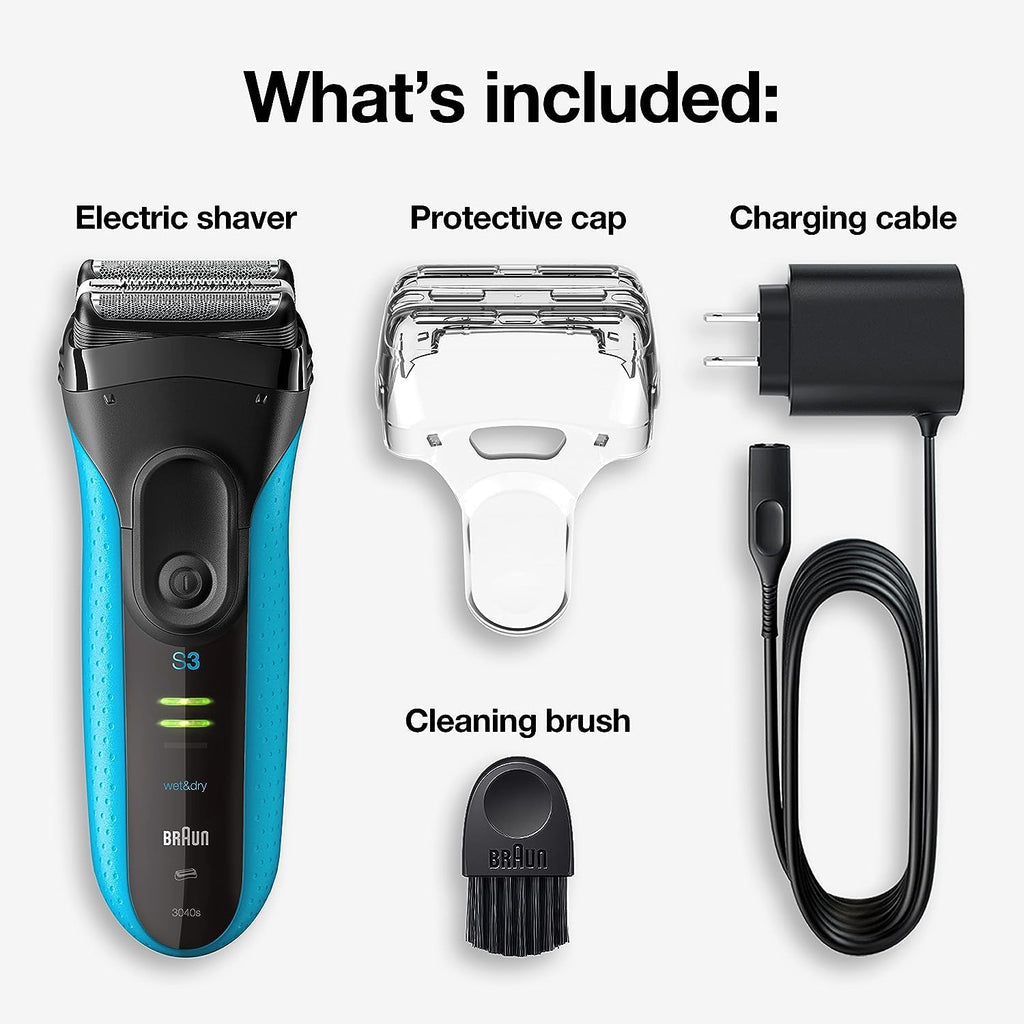 Electric Series 3 Wet & Dry Foil Shaver with Precision Trimmer D360879