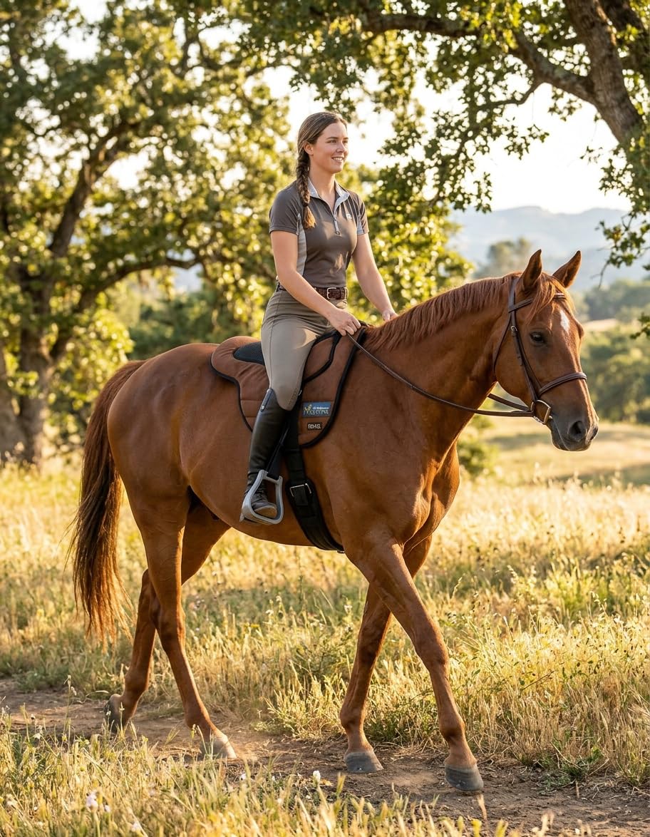 Lightweight Neoprene Padded Bareback Saddle Pad S512