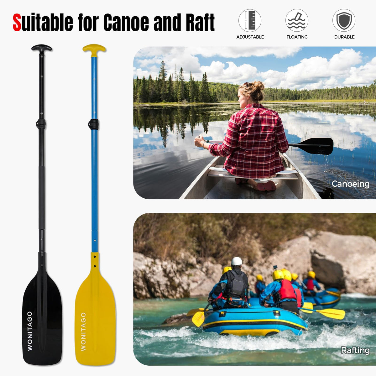 Adjustable Collapsible Boat Paddle Z37302
