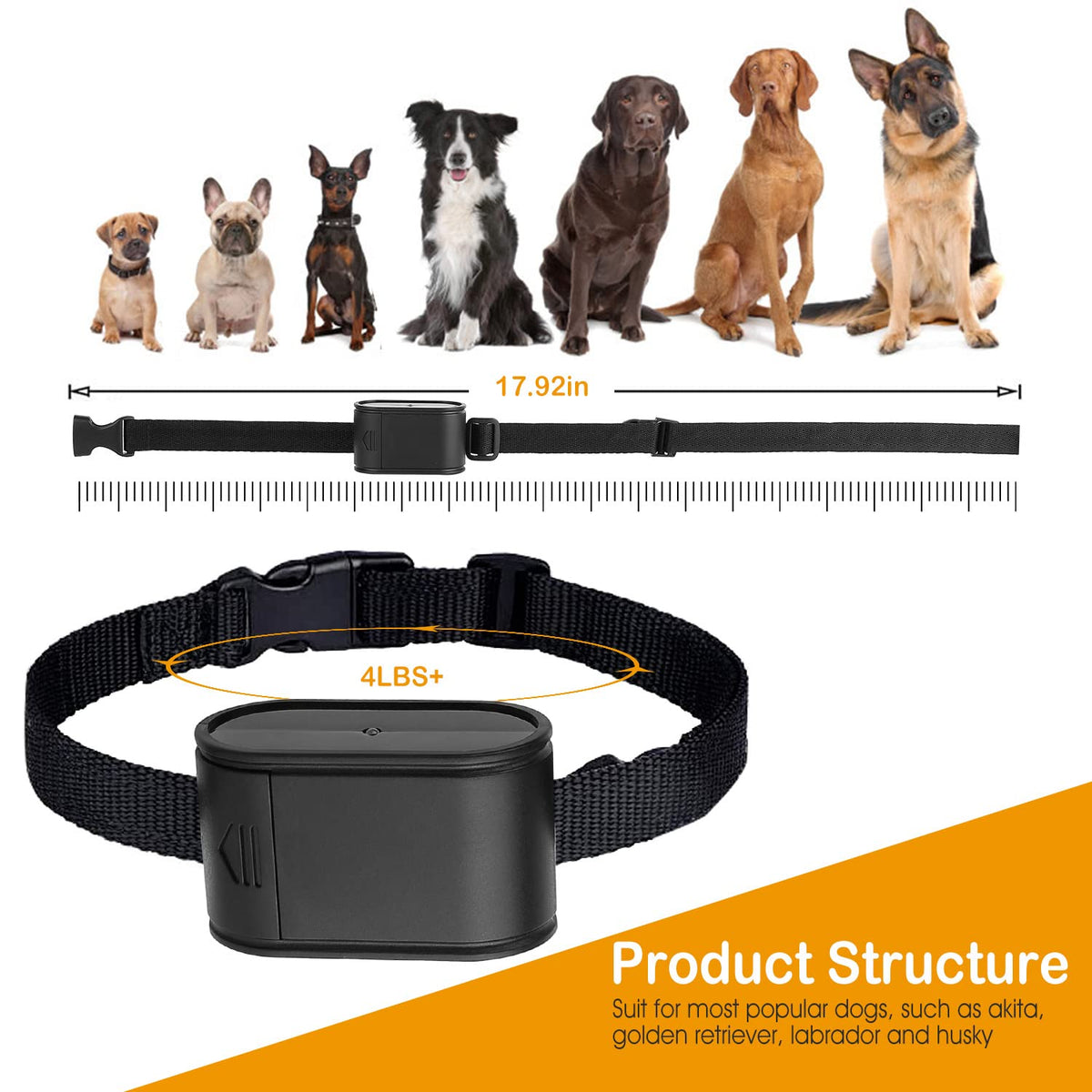 Electric Dog Fence System with 2 Collars V204