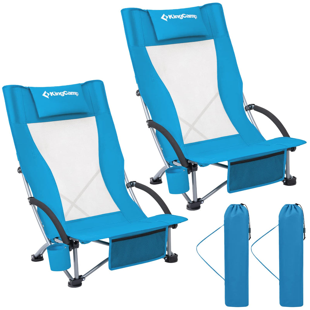 High Back Folding Beach Chair 2 Packs F470108