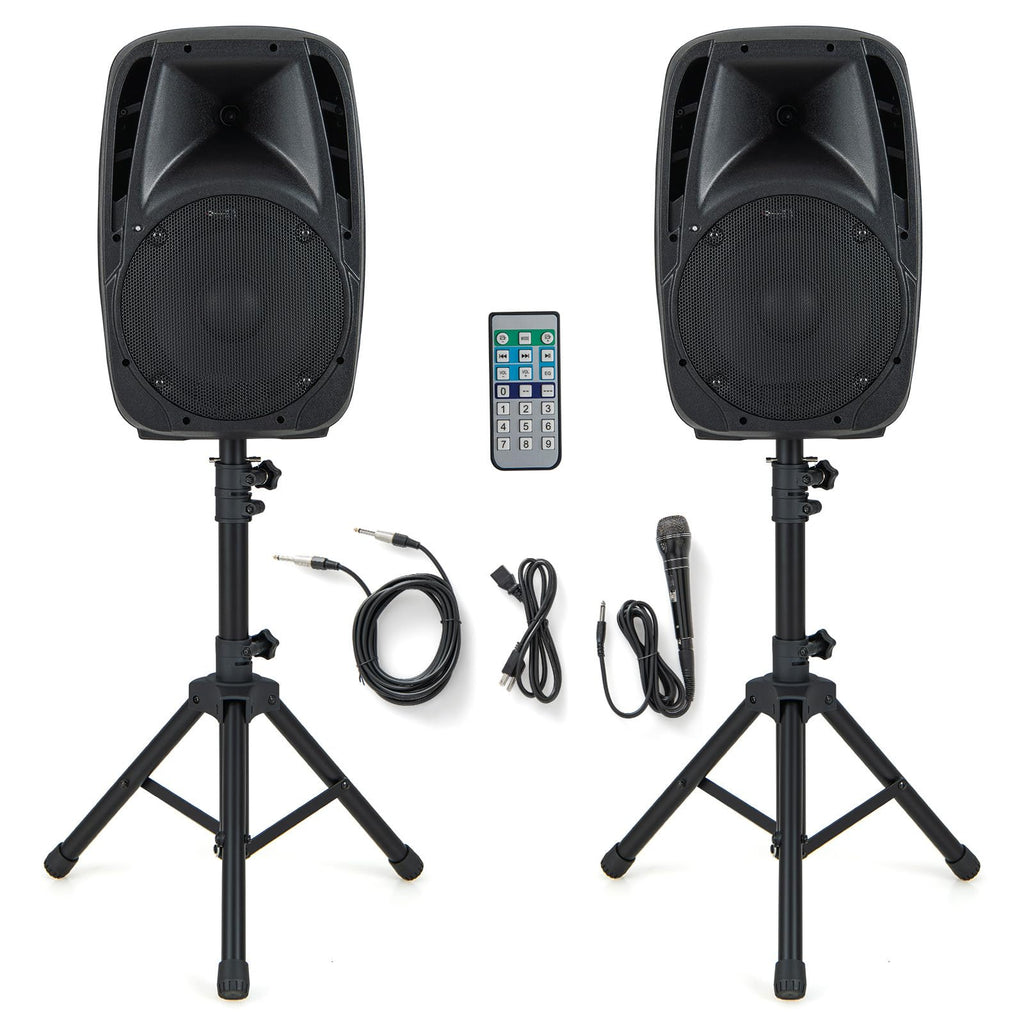 1600W 2-Way Powered PA Speaker System E796885