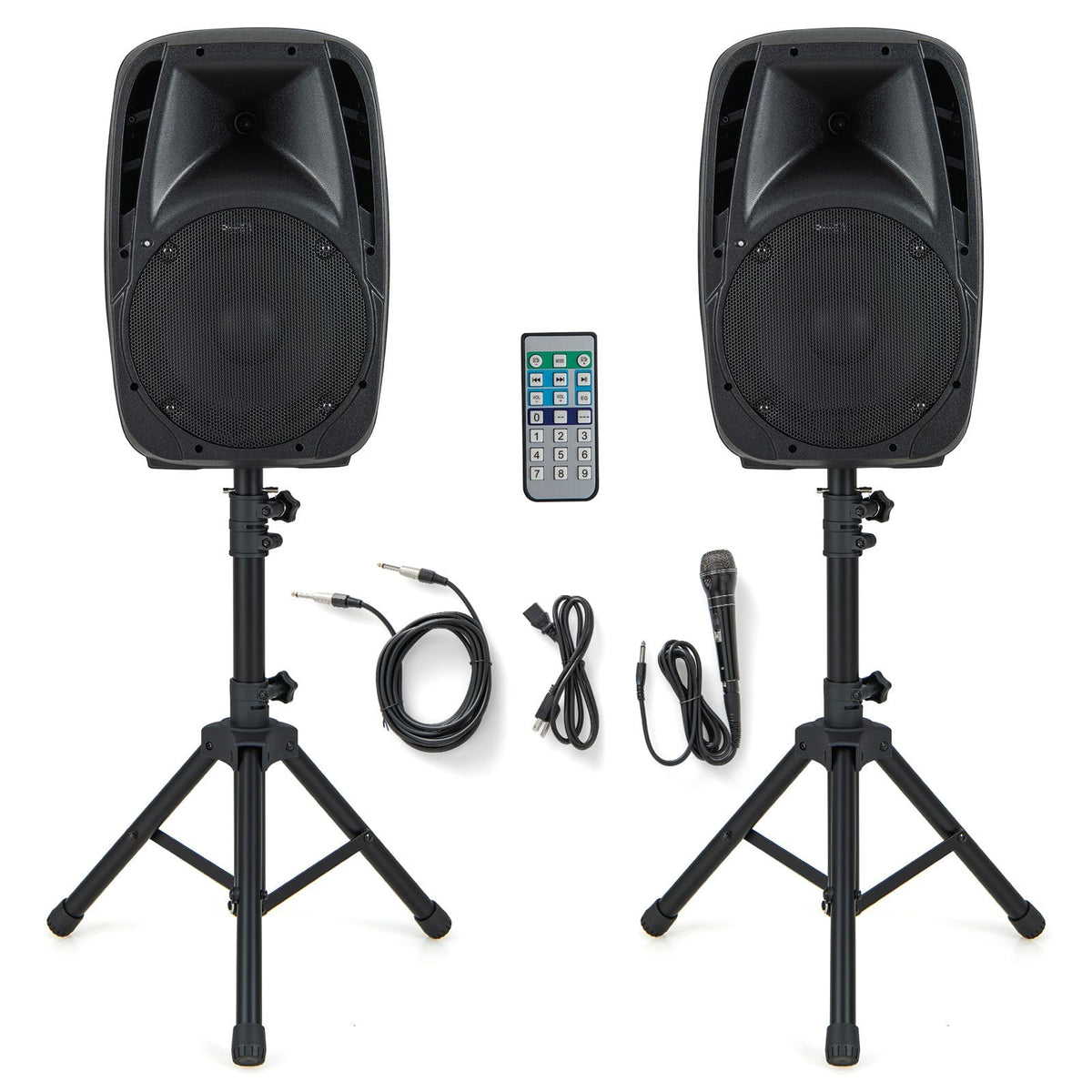 1600W 2-Way Powered PA Speaker System E796885
