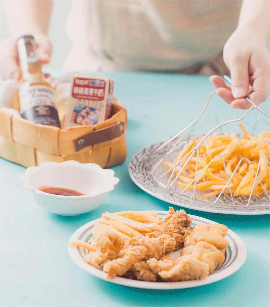 304 Stainless Steel Deep Fry Basket D502