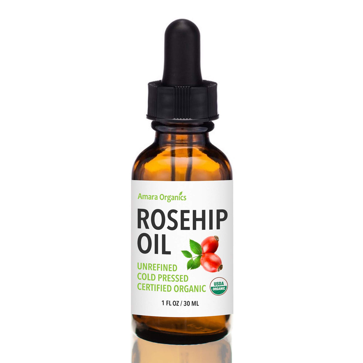 Cold Pressed Rosehip Seed Oil 1 Oz O53032
