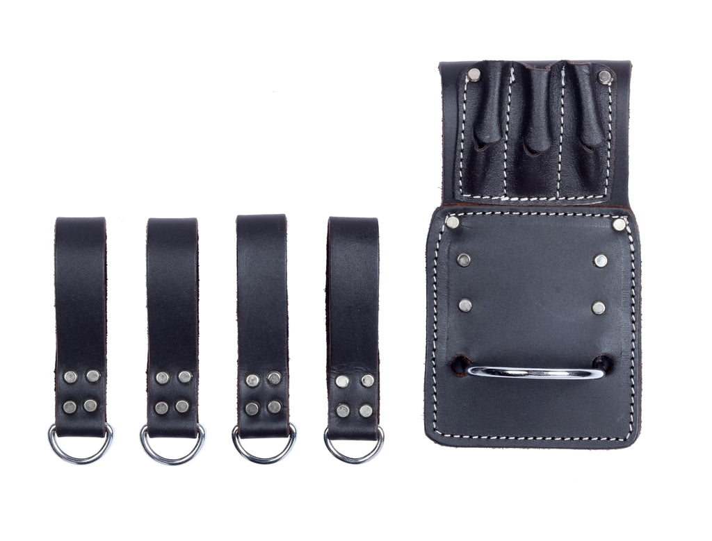 Brown Leather 22-Pocket Tool Belt V99238