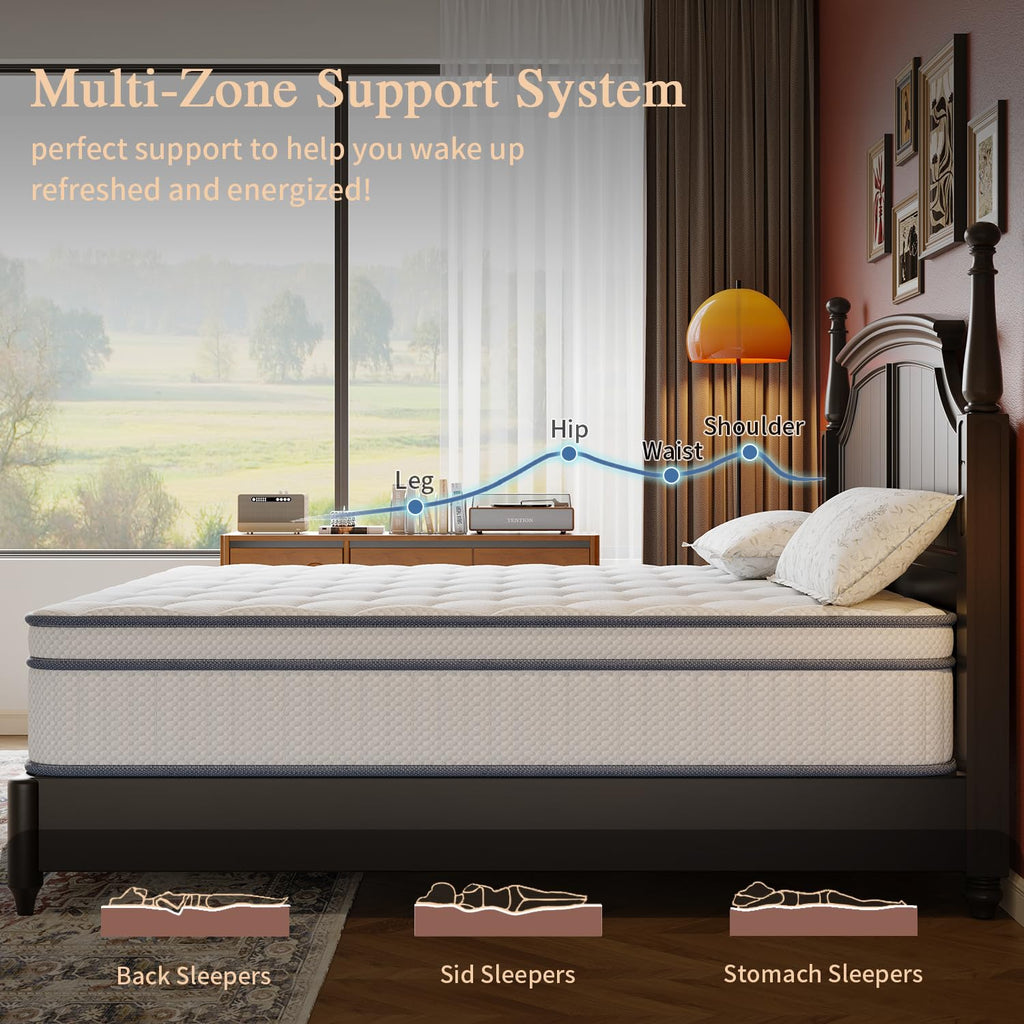 Full Size 14 Inch Innerspring Hybrid Mattress D43904