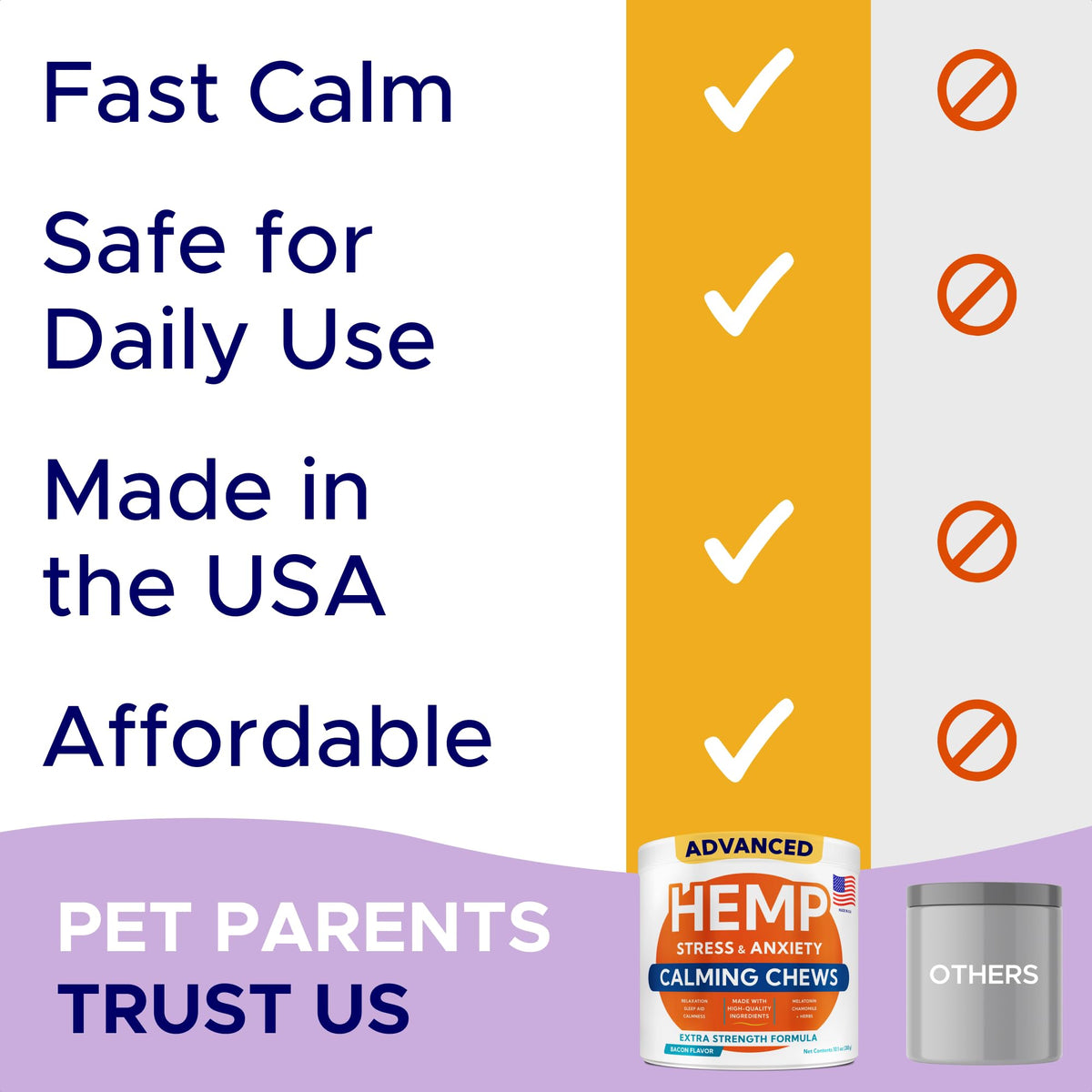 Calming Chews for Dogs 60Ct E357