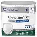 White 2XL Daytime Underwear 12 Count N83886