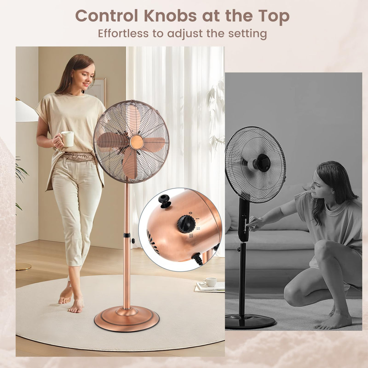 16" Metal Pedestal Fan P8978