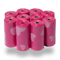 Pink Heart 150 Count Dog Poop Bags Y68573