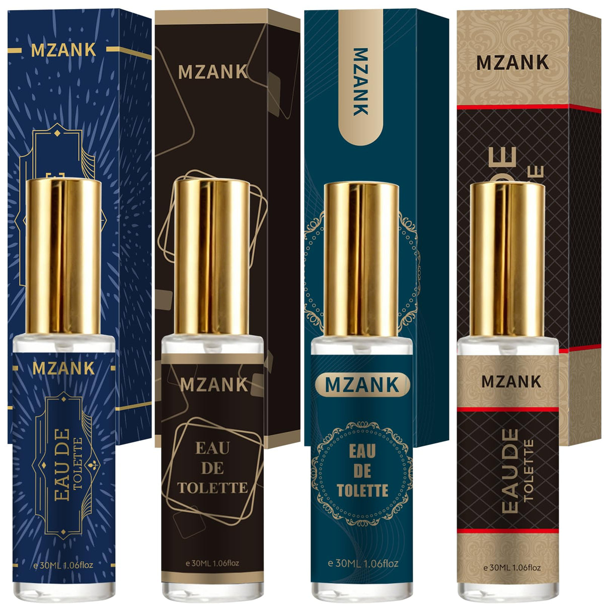 4 Pack 30ml Eau de Toilette Cologne W2649