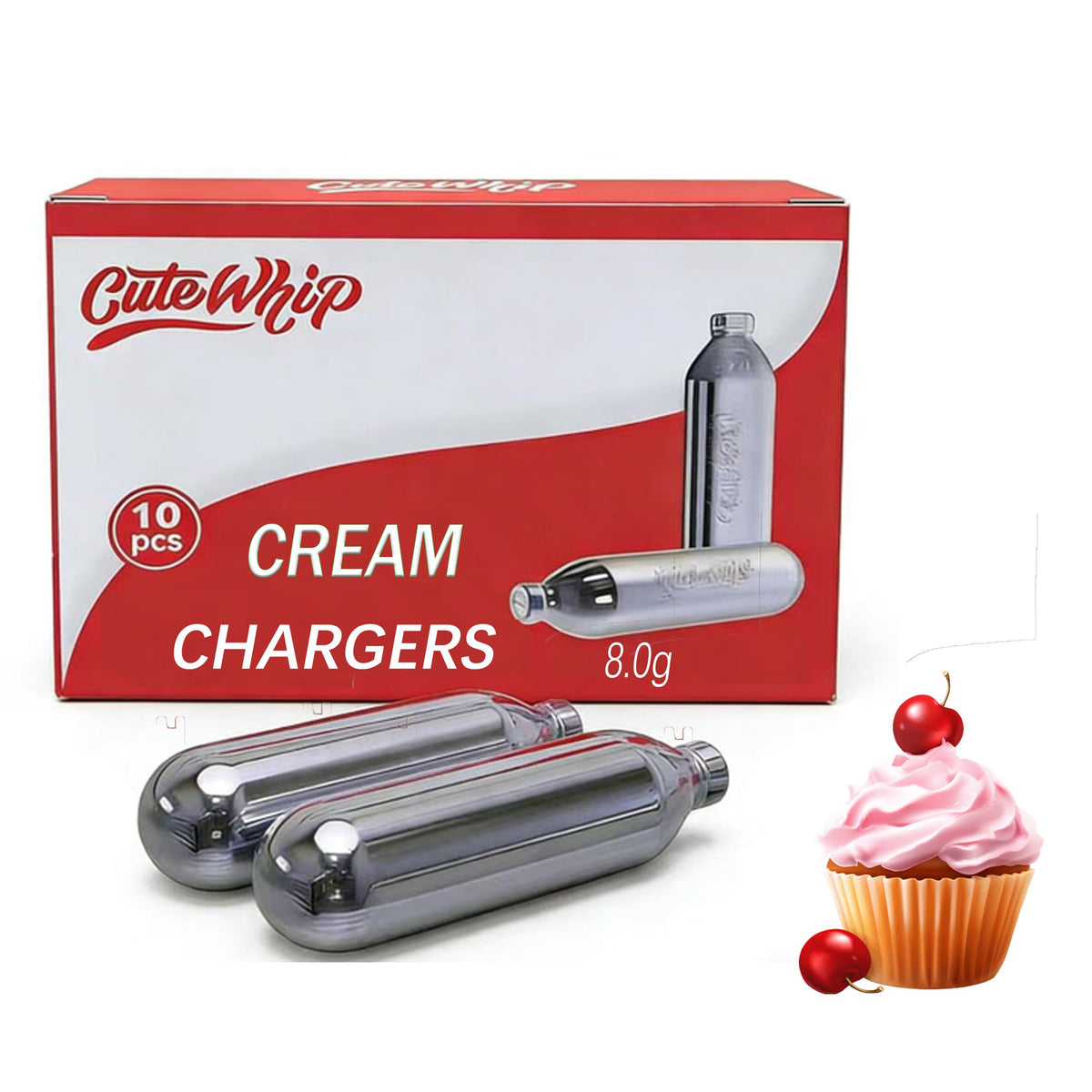 8g Whipped Cream Chargers 10-Pack X58231