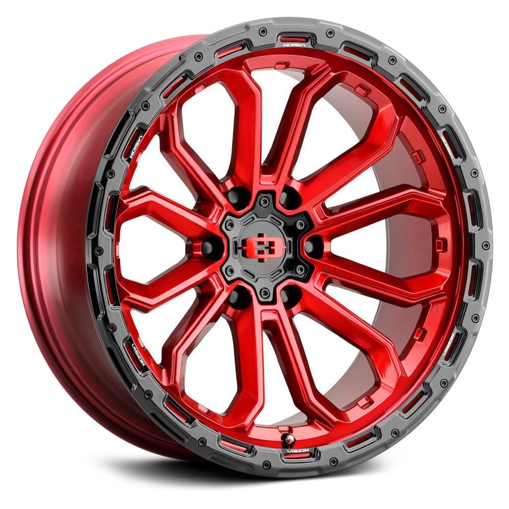 20x9 6x5.5" +0mm Red Wheel Rim E857449