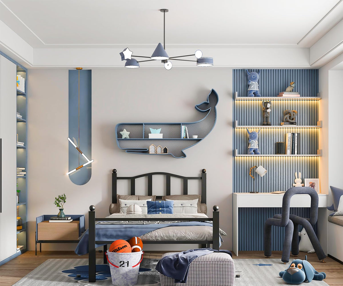 Twin Bed Frames with Headboard A5326