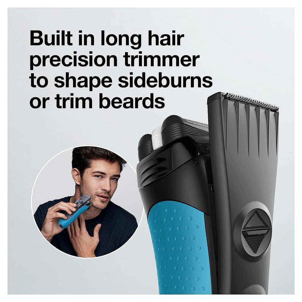 Electric Series 3 Wet & Dry Foil Shaver with Precision Trimmer D360879