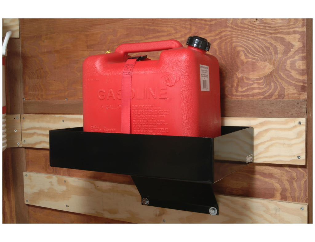 Carbon Steel Gas Container Rack with Nylon Strap, Black N683