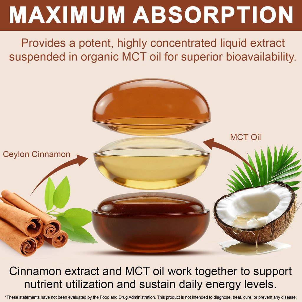 Cinnamon Capsules 300 Softgels with MCT Oil U9903