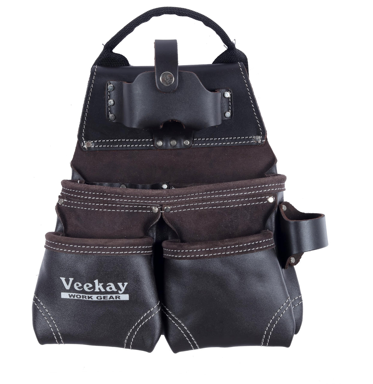 Brown Leather 22-Pocket Tool Belt V99238