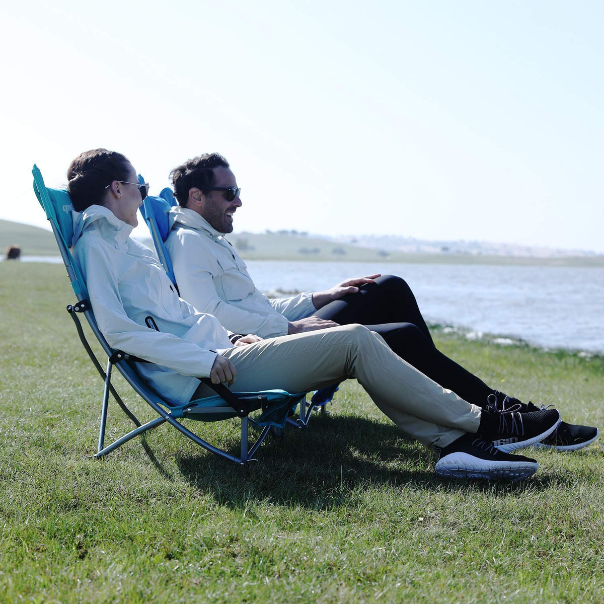 High Back Folding Beach Chair 2 Packs F470108