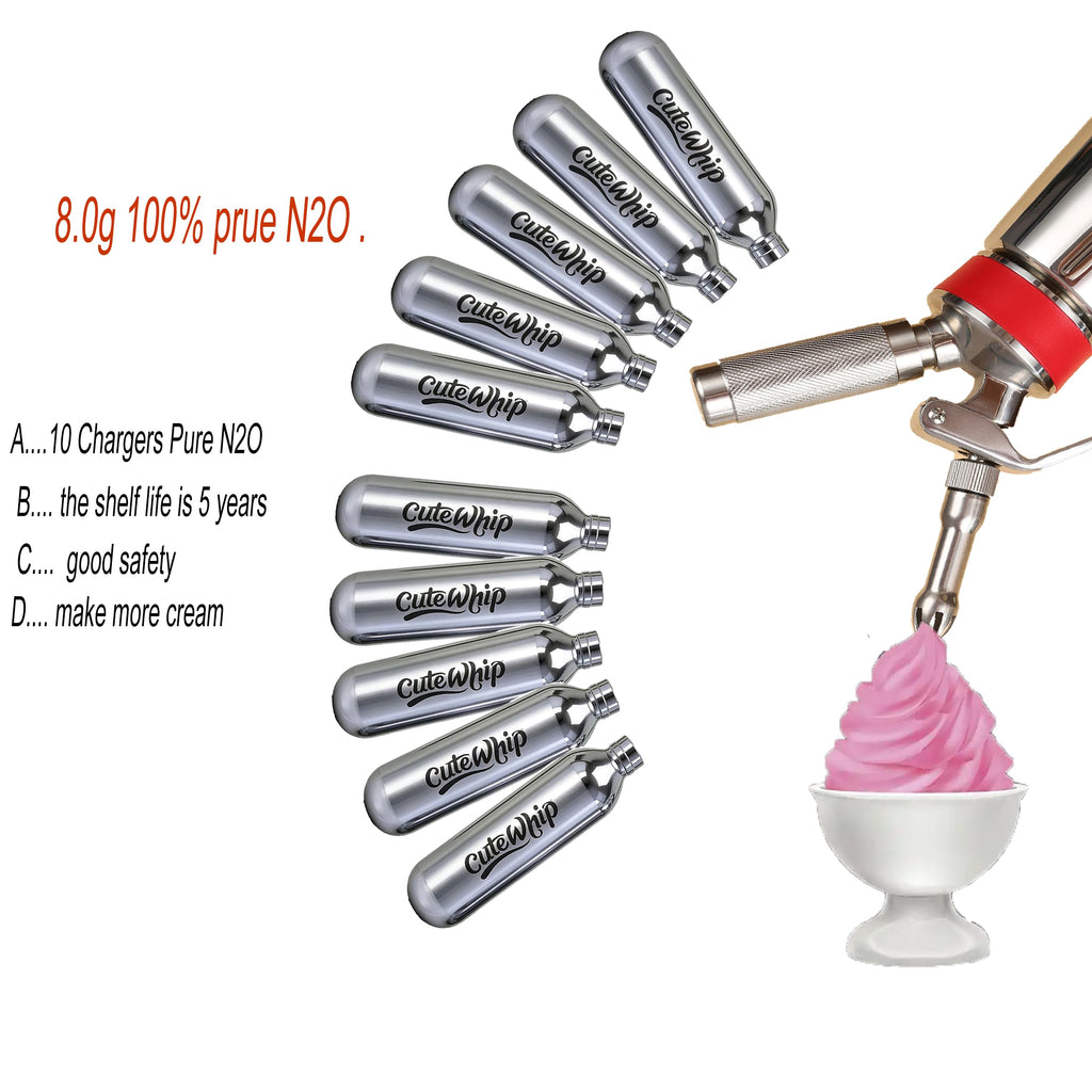 8g Whipped Cream Chargers 10-Pack X58231
