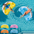 Inflatable Pool Floats 4 Pack with Cup Holders & Handles P6152